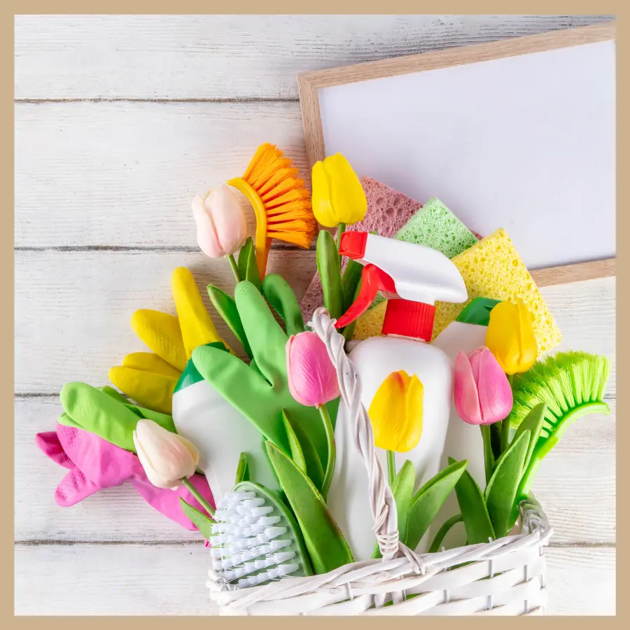 Spring Cleaning Basket