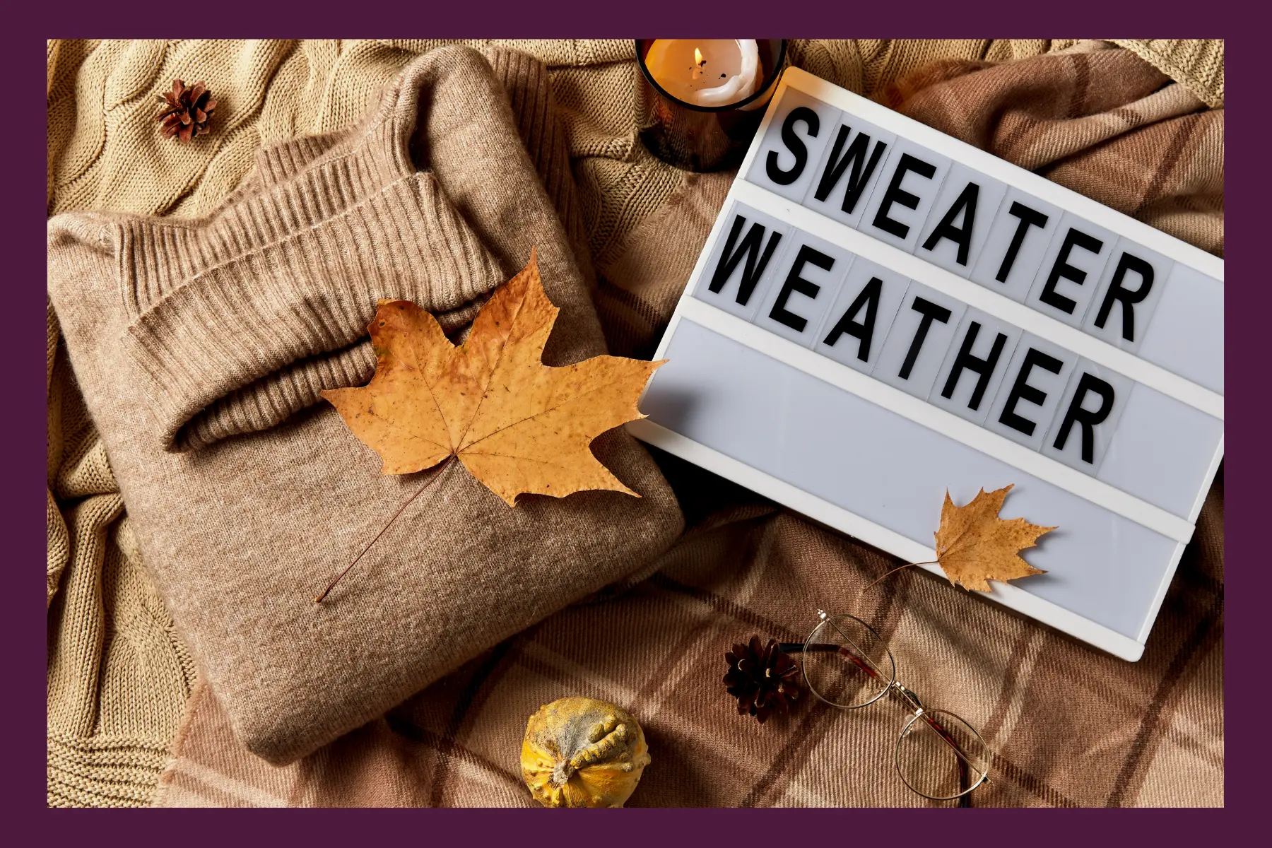 Sweater Weather Fall Sign